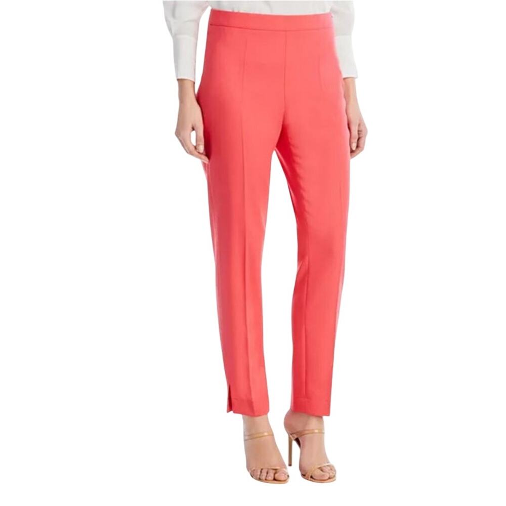 BOSS Hugo Boss pants Tiluna slim side zip trousers orange size 10